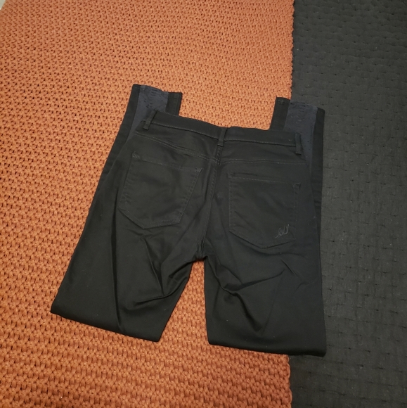 Express Black Snakeskin Skinny Jeans - Picture 8 of 8